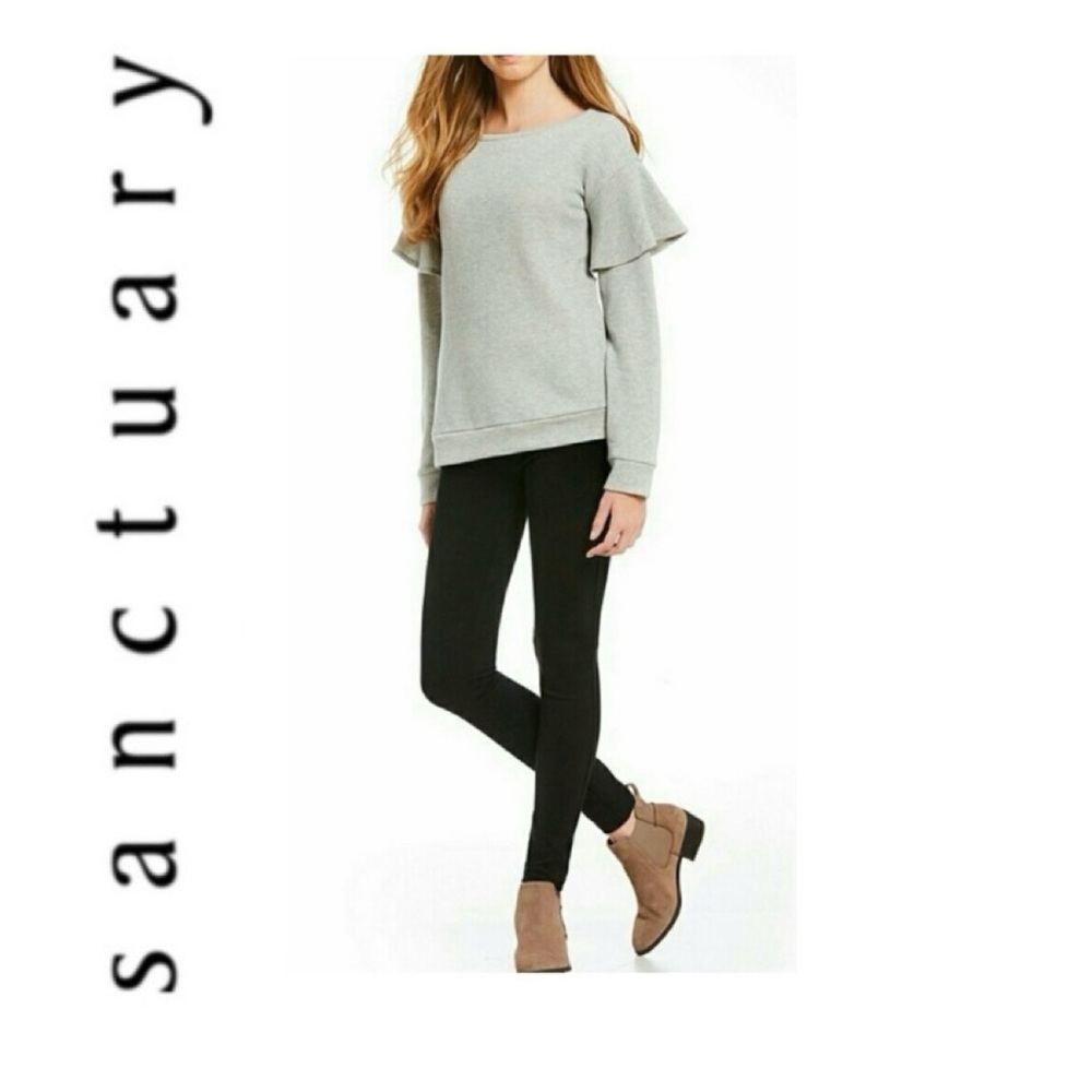 🎄 SANCTUARY Gray Dominique Sweatshirt NWT S